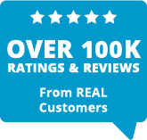 Over 100k Ratings and Reviews Badge