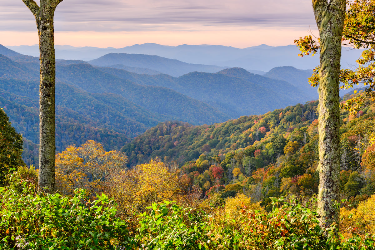 Tennessee Smoky Mountains National Park in November