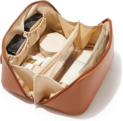 Open Flat Cosmetics Bag