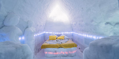 Hotel Accommodations Made from Ice